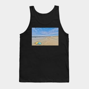 Surfing at Blancs Sablons Tank Top